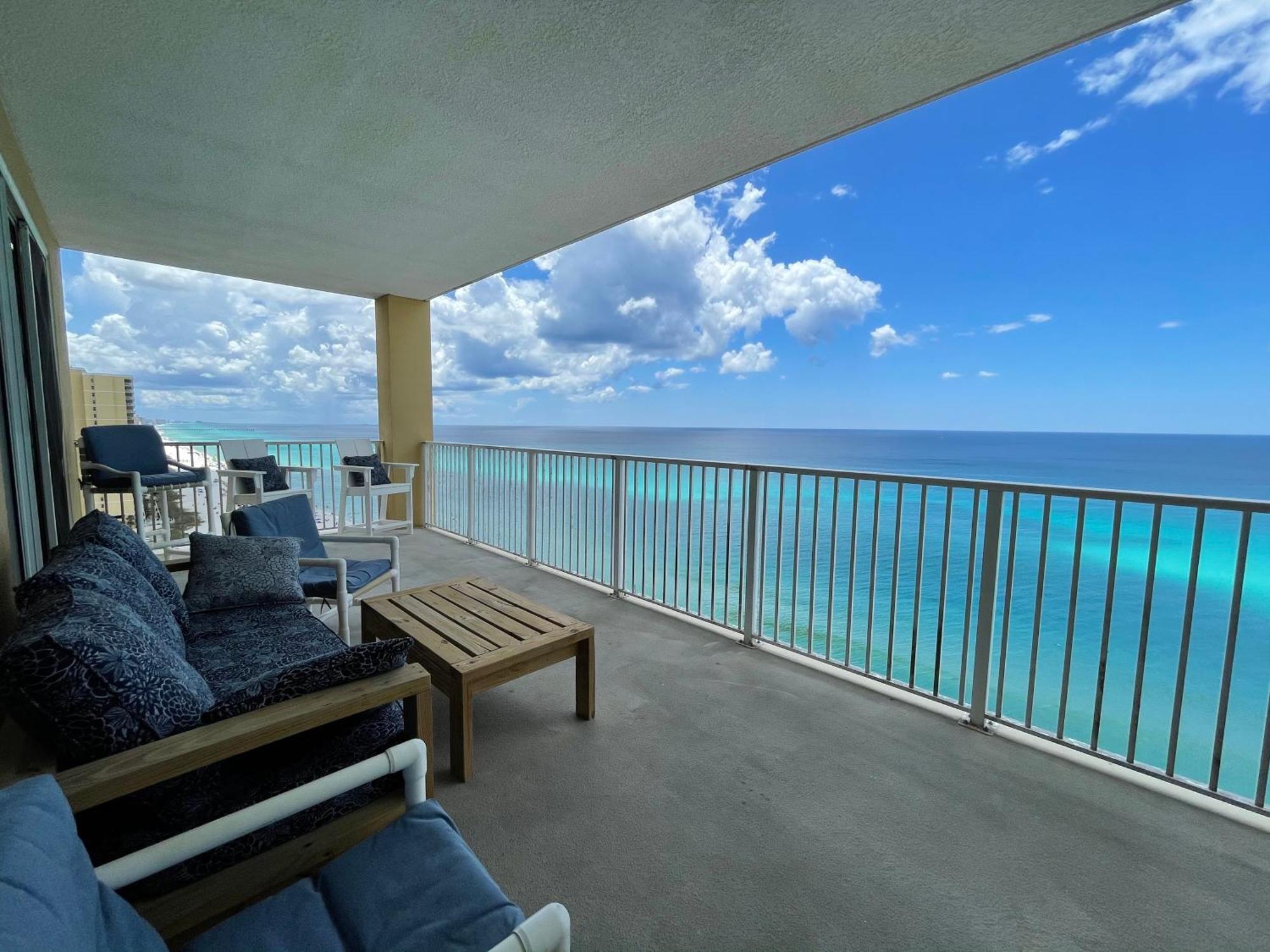 Tropic Winds 1701 Premium Corner Unit With 2 Parkings! Free Beach Chairs Service! Panama City Beach Exteriör bild