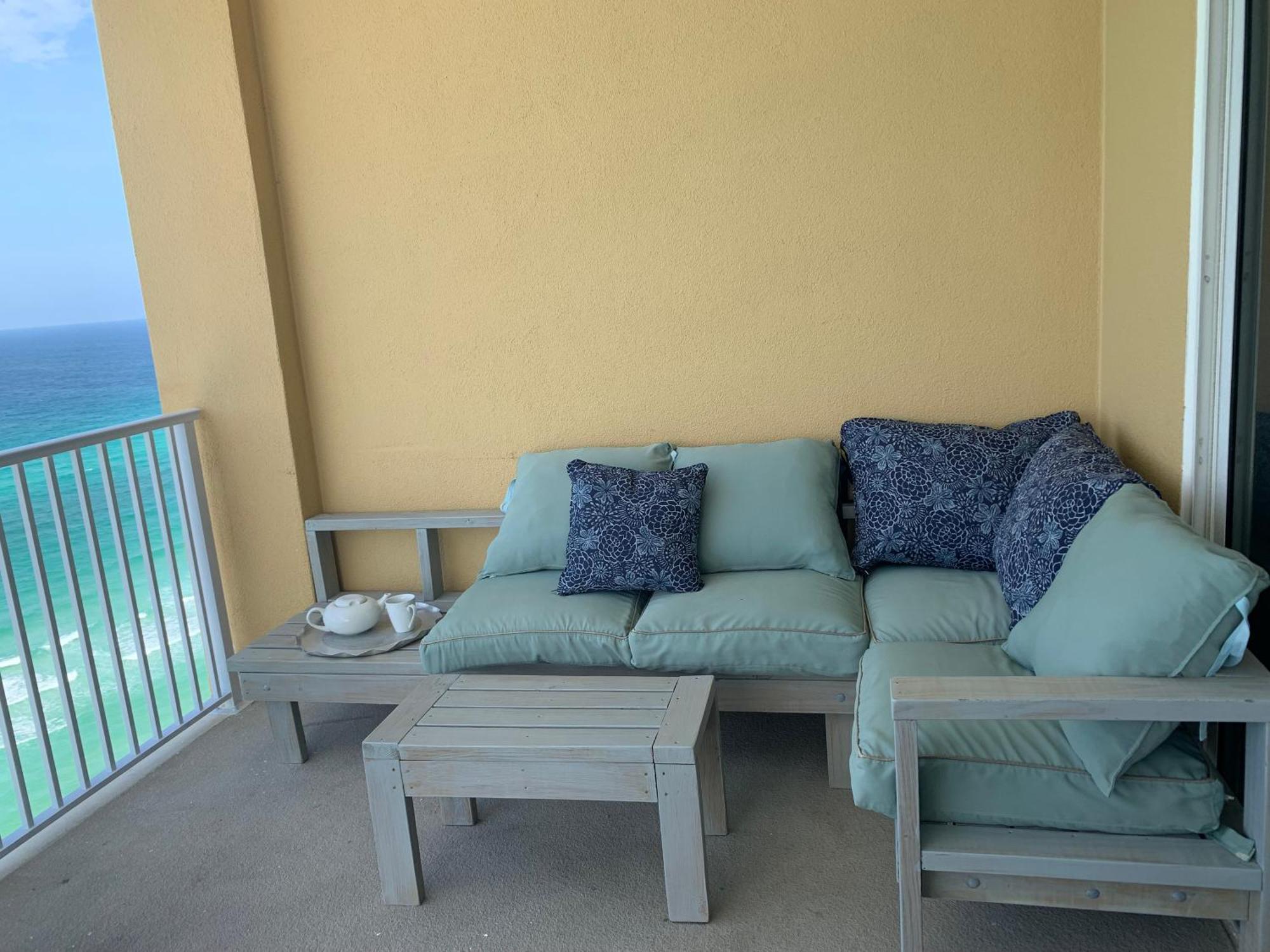 Tropic Winds 1701 Premium Corner Unit With 2 Parkings! Free Beach Chairs Service! Panama City Beach Exteriör bild