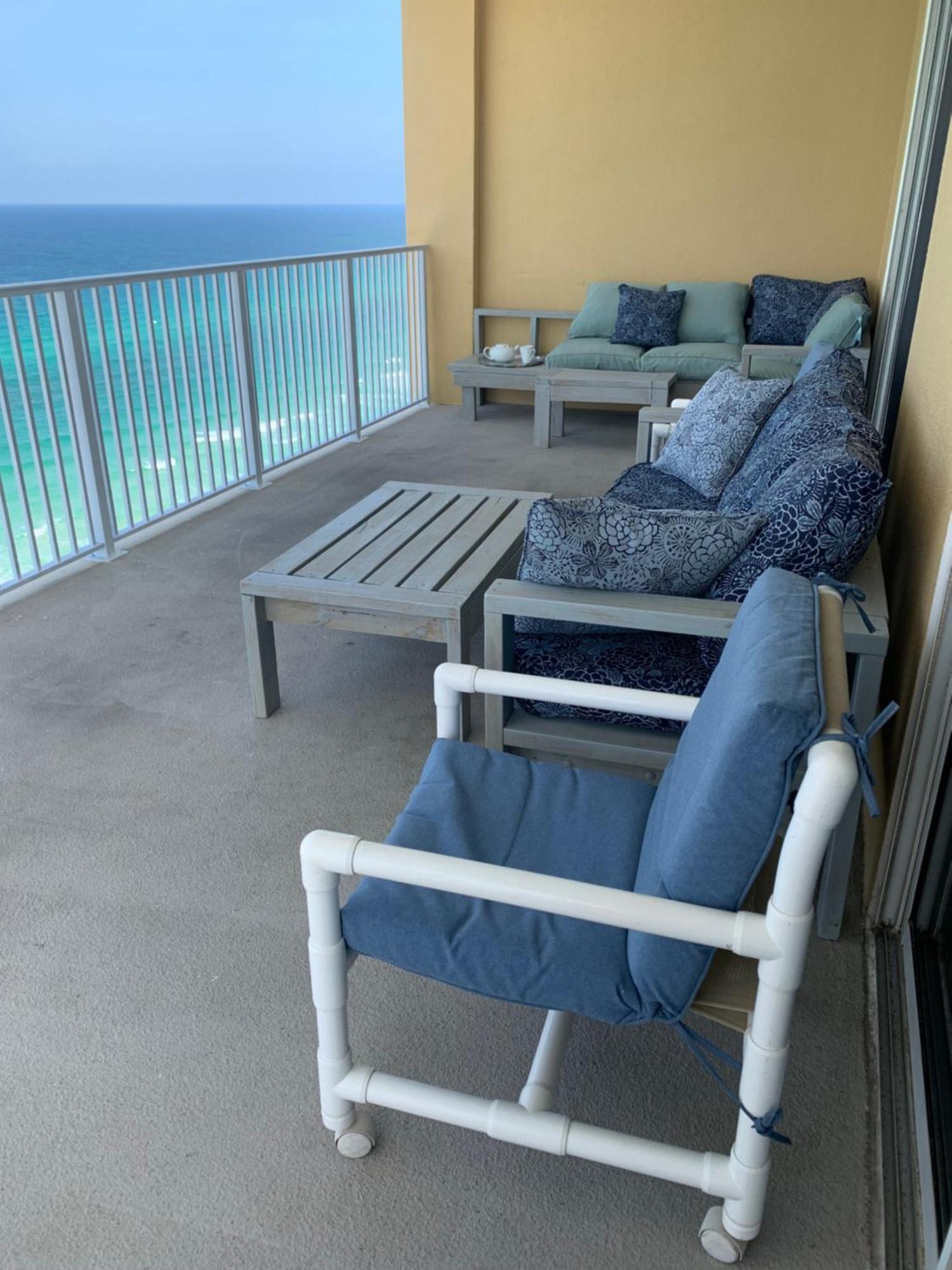 Tropic Winds 1701 Premium Corner Unit With 2 Parkings! Free Beach Chairs Service! Panama City Beach Exteriör bild